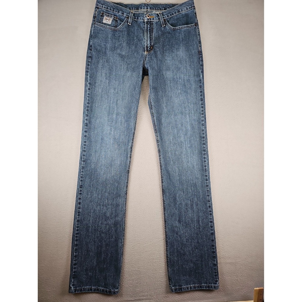Cinch Jeans Mens 34x38 Blue Denim Slim Straight Leg Medium Wash MB98034001